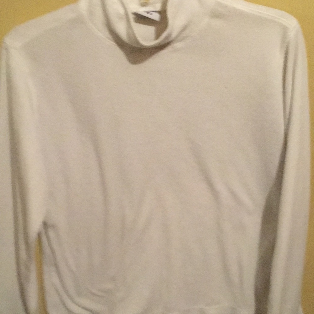 Columbia fleece white turtleneck